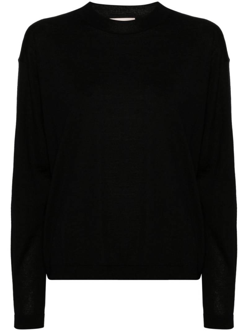 Semicouture virgin wool sweater - Black von Semicouture