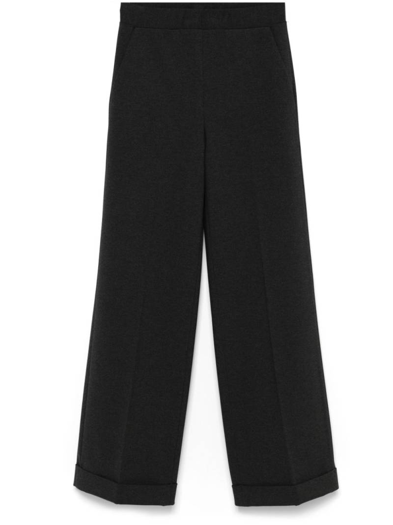 Semicouture wide-leg trousers - Grey von Semicouture