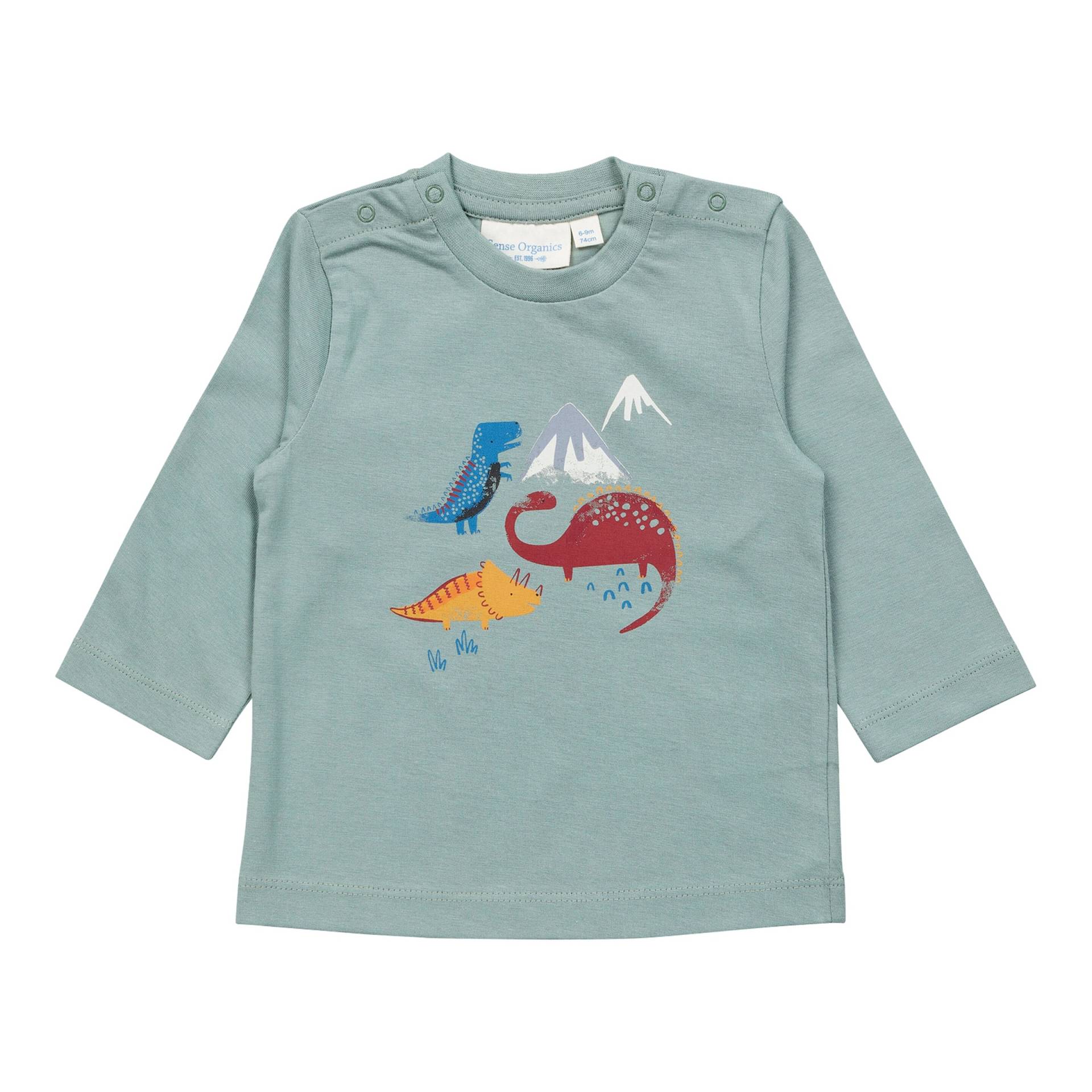 Shirt langarm Dinos von Sense Organics