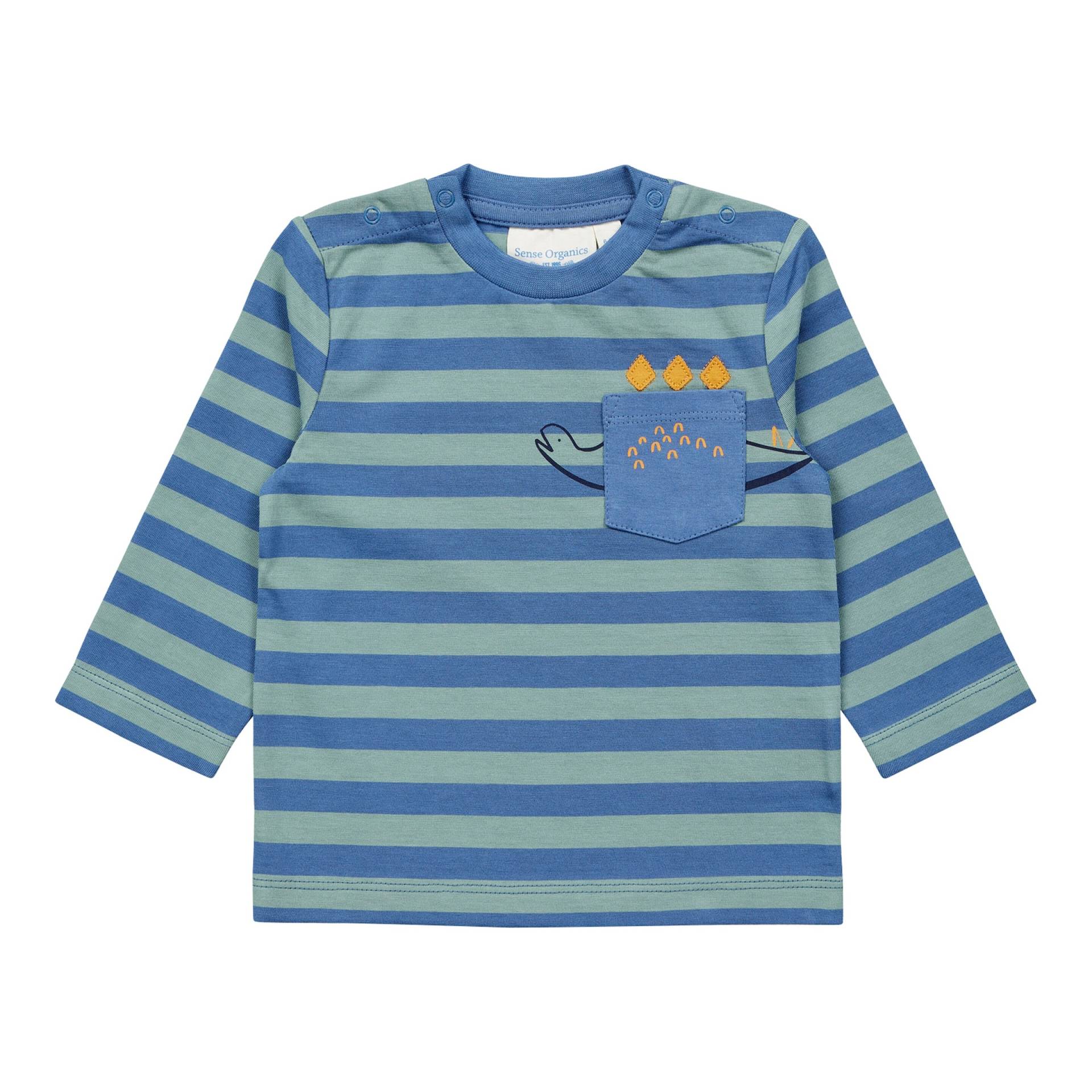 Shirt langarm Ringel Dino Shirt langarm Ringel Dino von Sense Organics