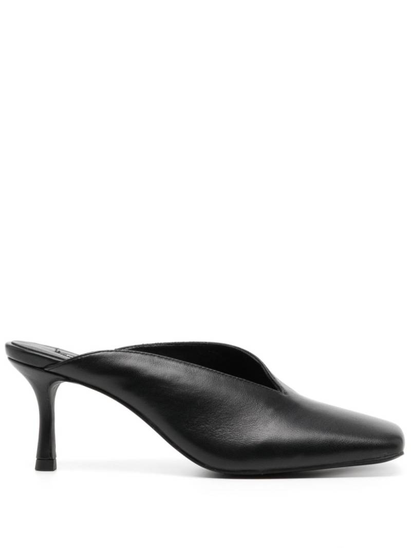 Senso Jaynee 80mm leather mules - Black von Senso