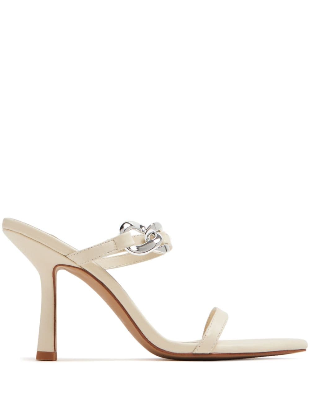 Senso Kiana 100mm ankle-strap mules - White von Senso