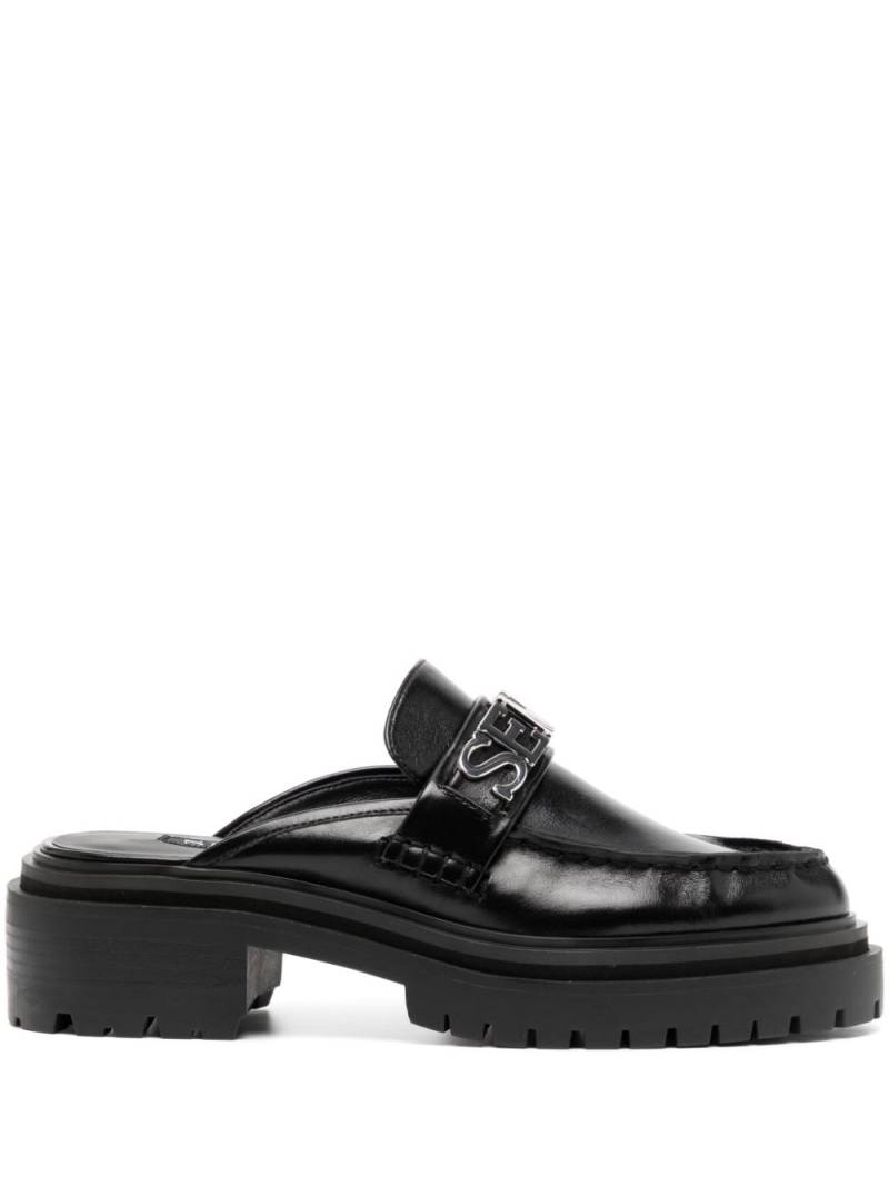 Senso Matteo II 55mm leather mules - Black von Senso