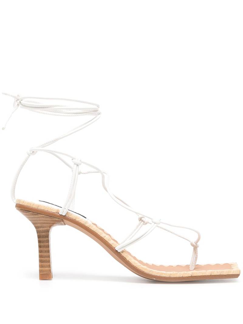 Senso Maya 70mm lace-up sandals - White von Senso