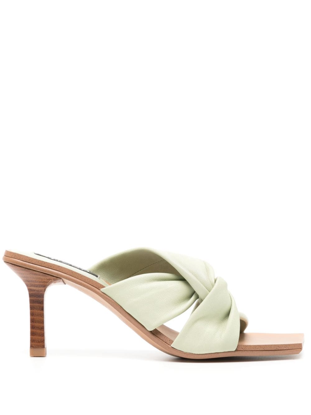 Senso Mila 80mm leather mules - Green von Senso