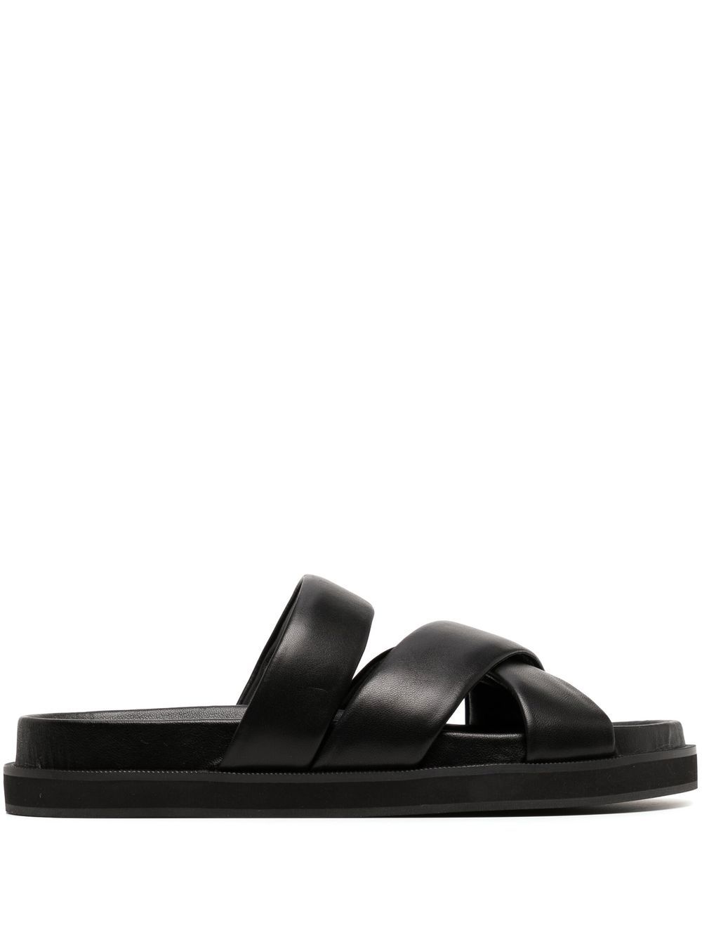 Senso Nico crossover-strap leather sandals - Black von Senso