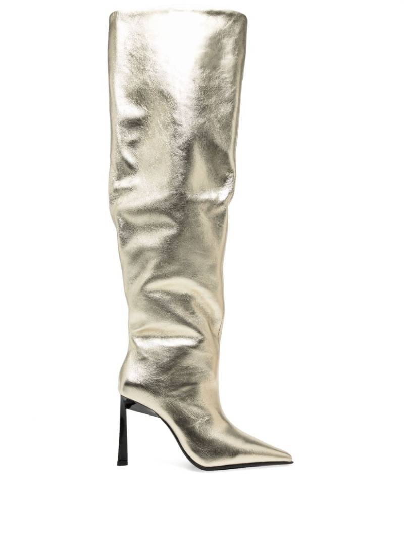 Senso Octavia I 95mm leather boots - Gold von Senso