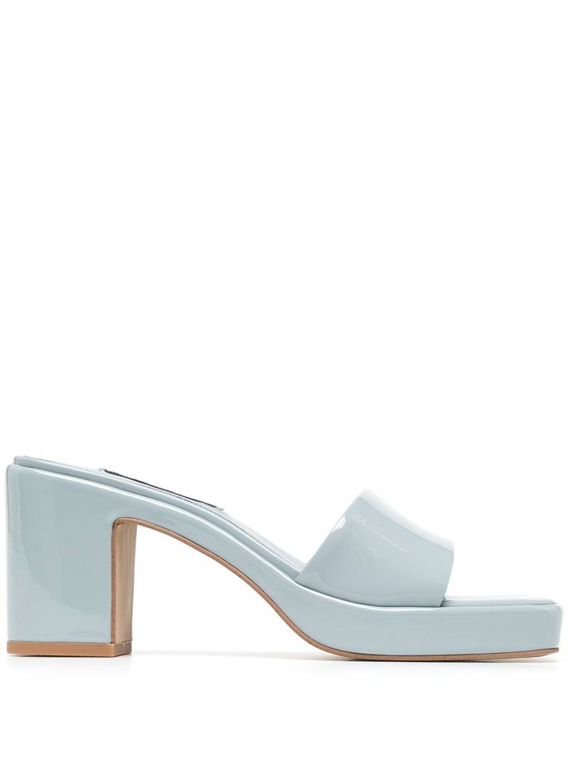 Senso Stevie patent mules - Blue von Senso