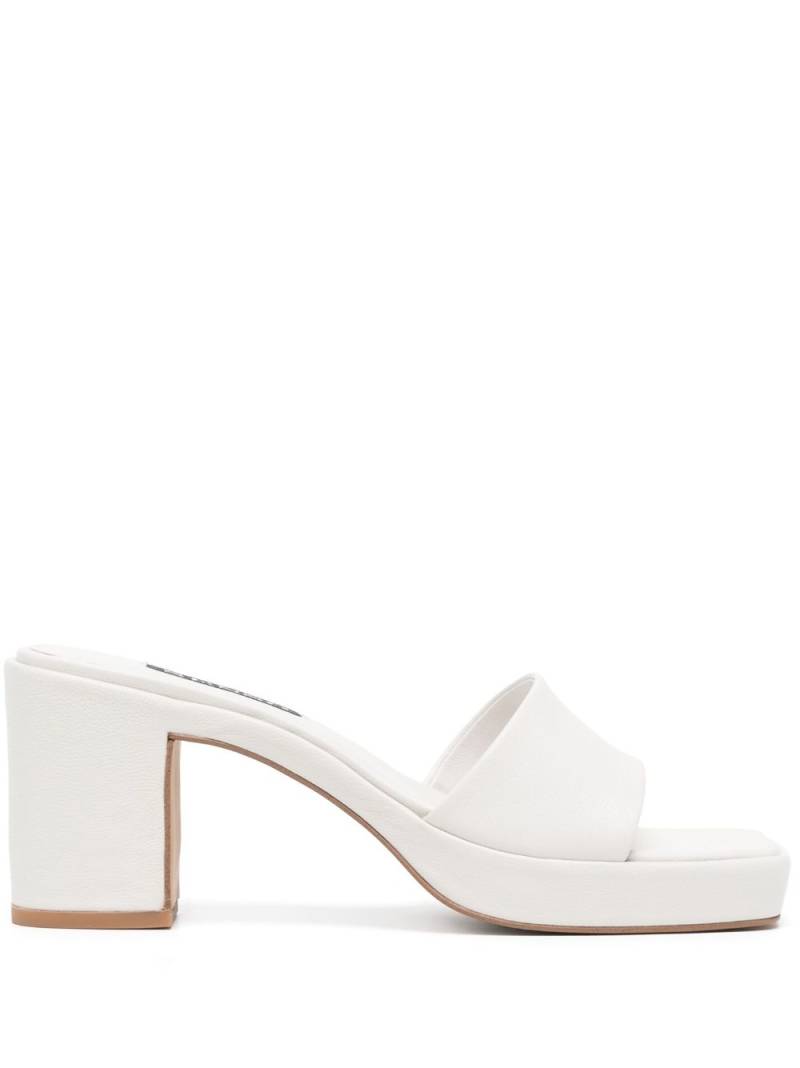 Senso Stevie II 75mm leather mules - White von Senso