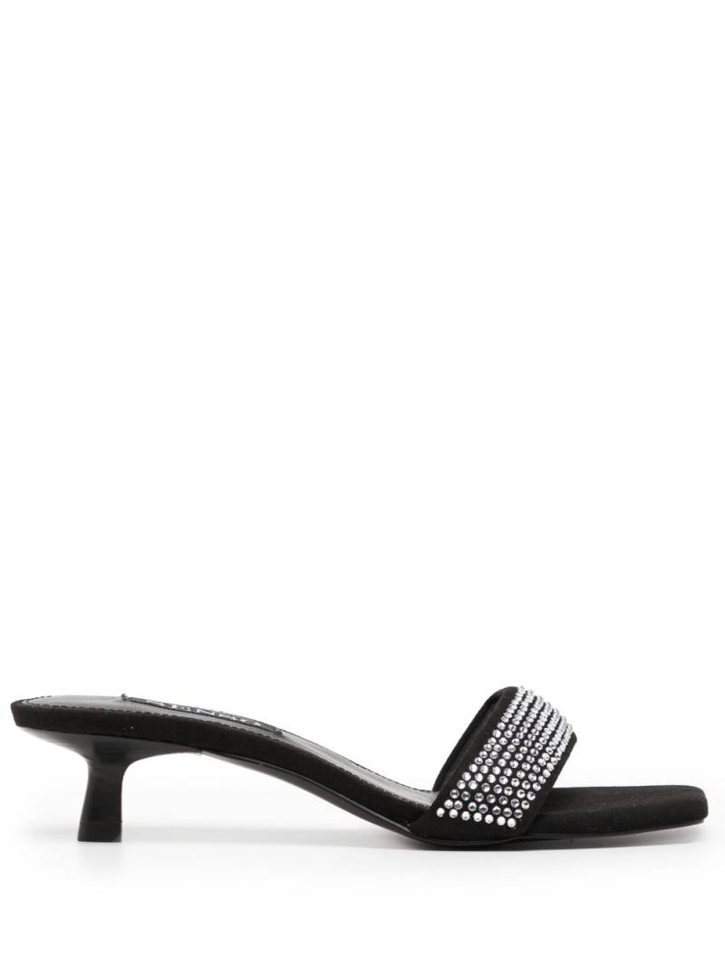 Senso Tori 40mm crystal-embellished mules - Black von Senso