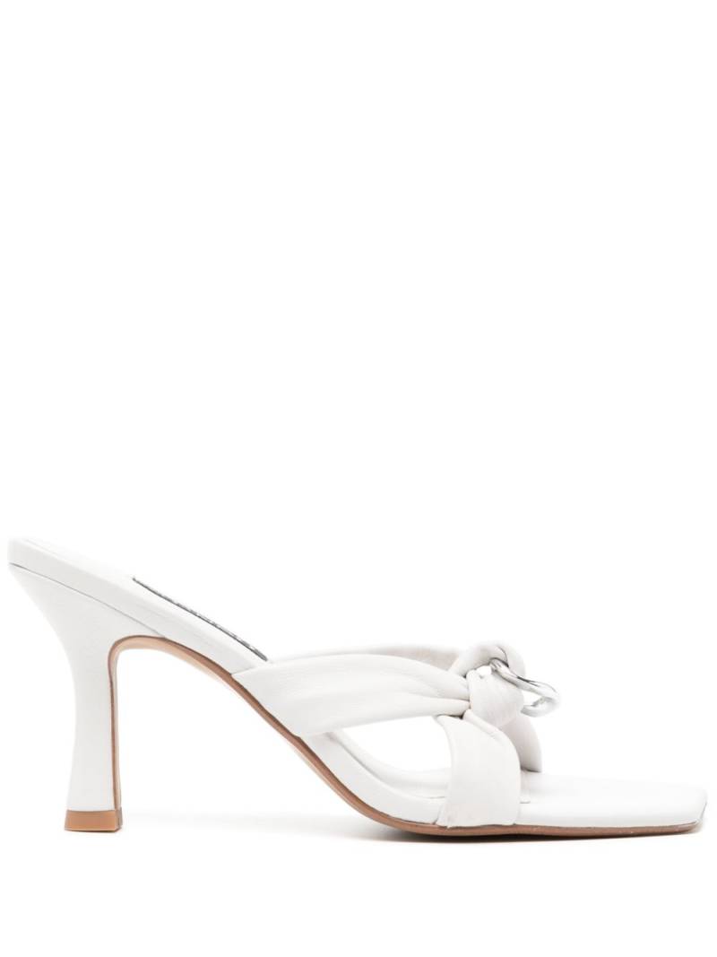 Senso Umbra 80mm leather mules - White von Senso