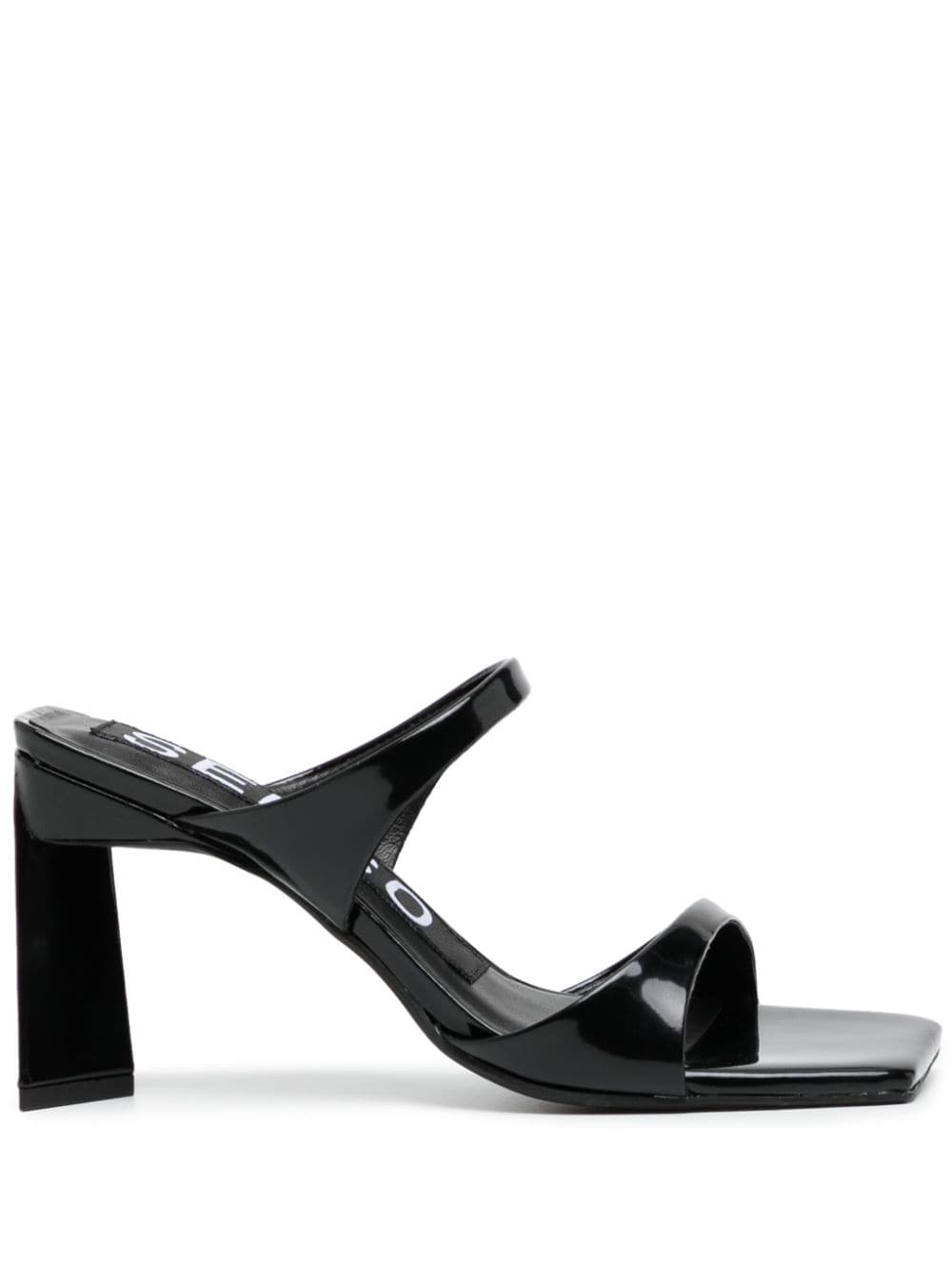 Senso Valeria 95mm leather mules - Black von Senso