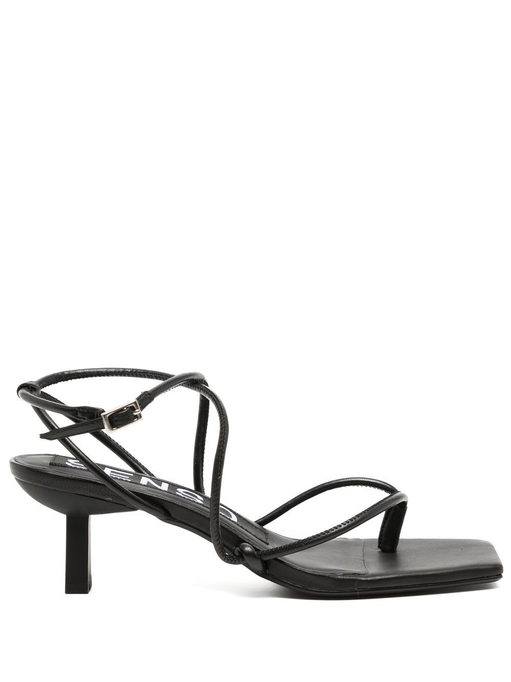 Senso Wella square-toe 60mm sandals - Black von Senso