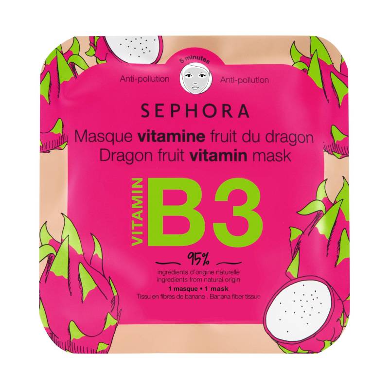 Vitamin Face Masks - Dragon Fruit Anti-pollution Damen  1 pezzo von SEPHORA