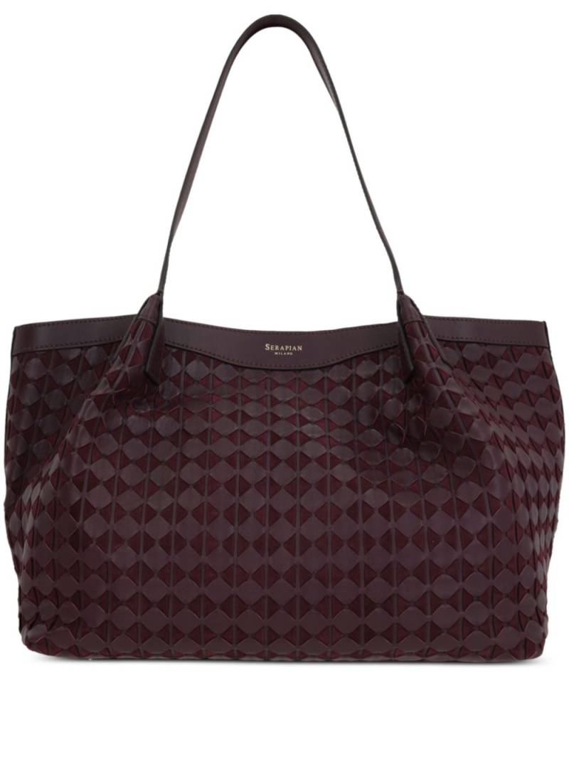 Serapian Secret tote bag - Purple von Serapian