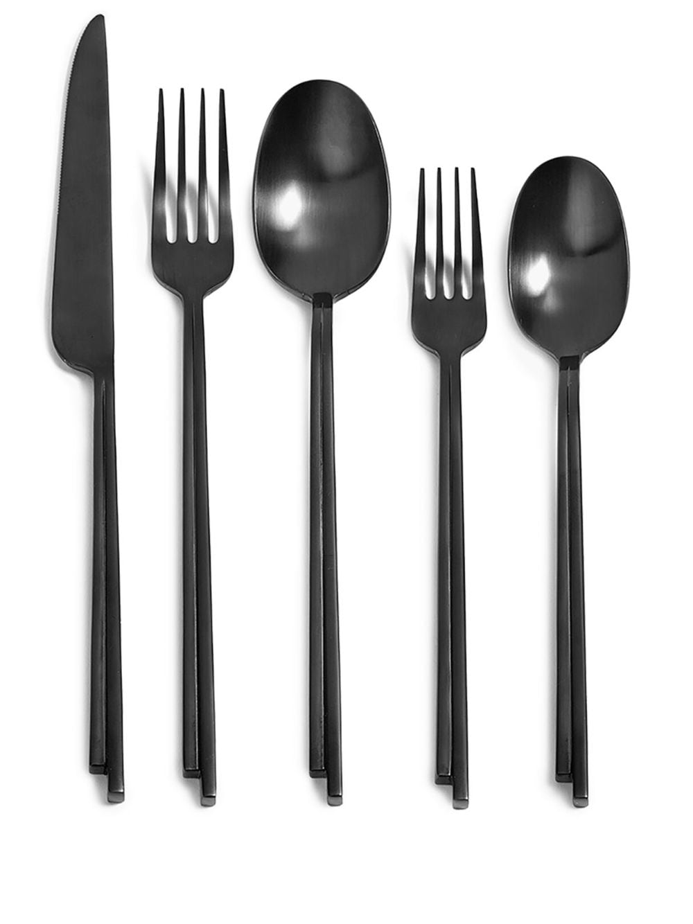 Serax Dune cutlery (sef of 5) - Black von Serax