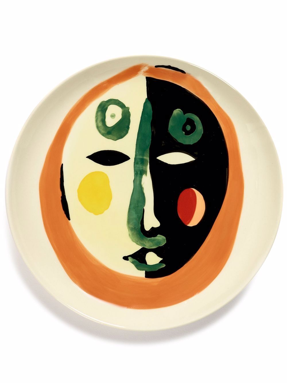 Serax Feast Face 1 plate (22cm) - Multicolour von Serax