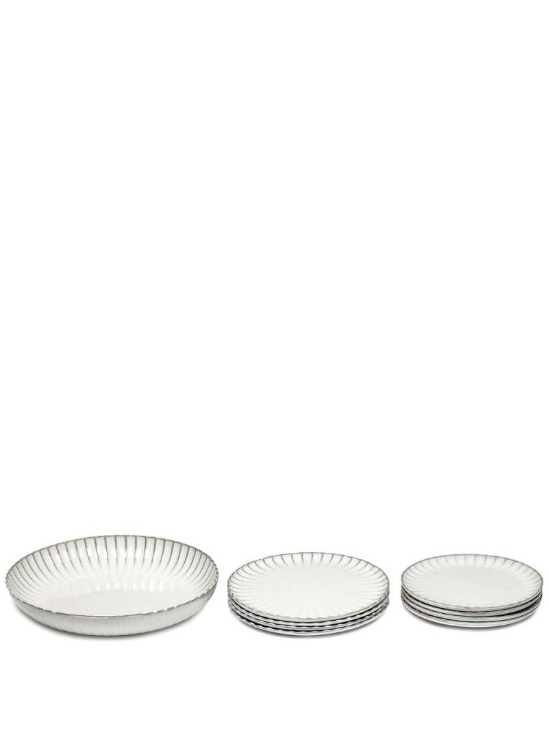 Serax Inku dinner set - set of nine - White von Serax