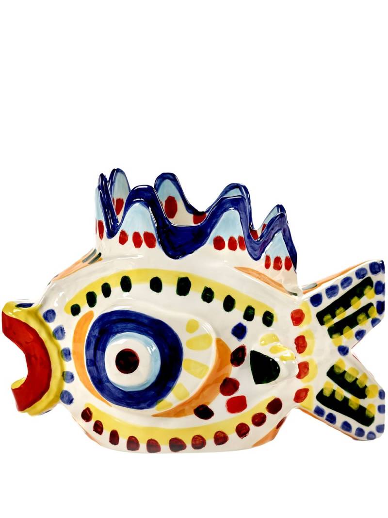 Serax Sicily fish-shape vase (34.5cm) - Multicolour von Serax