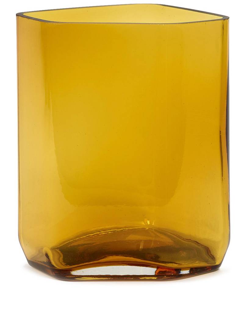 Serax Silex medium glass vase - Yellow von Serax