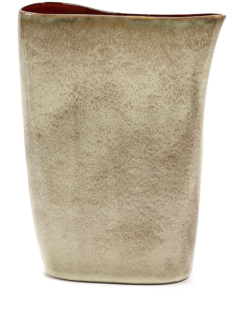 Serax Terre des Rêves glazed-finish vase (33cm) - Grey von Serax