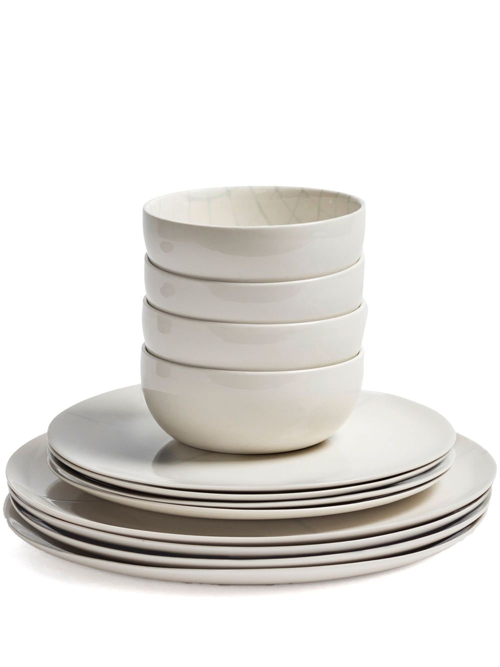 Serax Zuma dinner set (12 pieces) - White von Serax