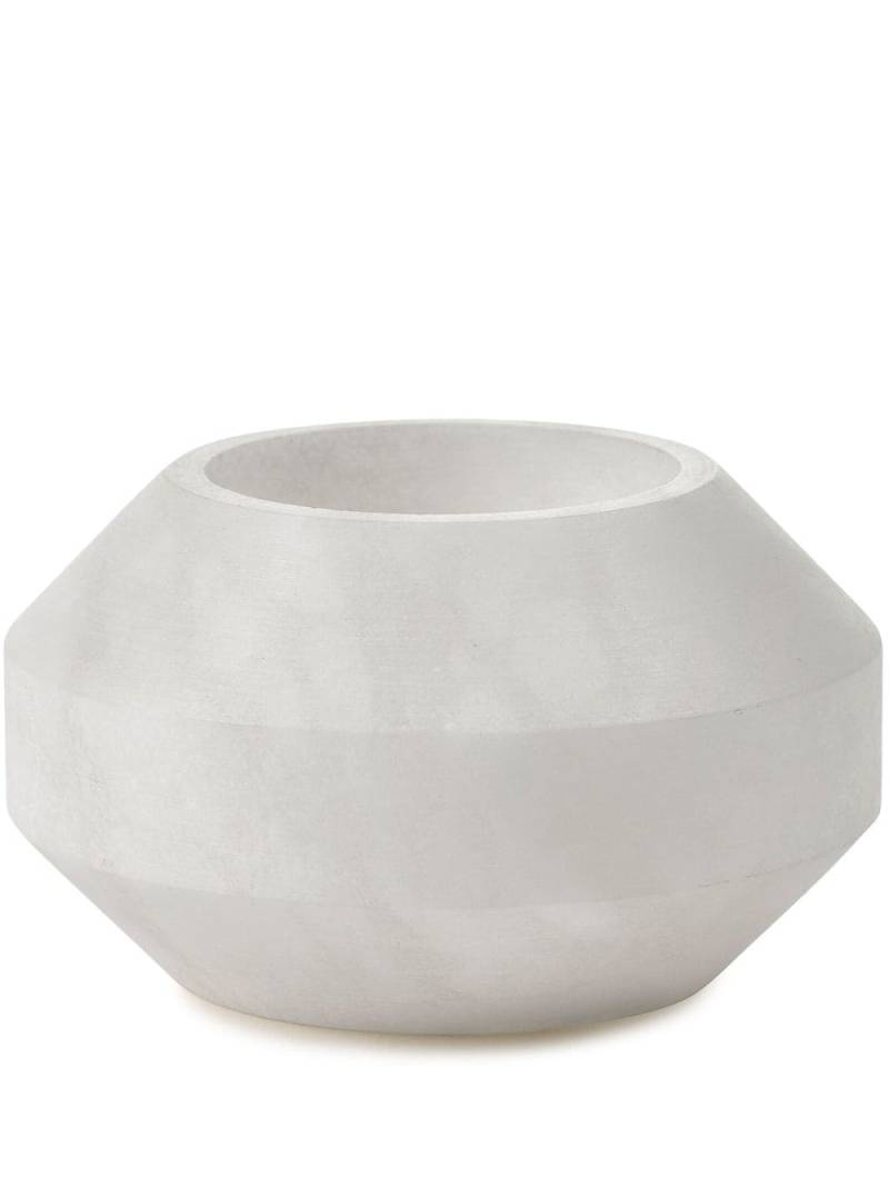 Serax medium Alabaster candle holder - White von Serax