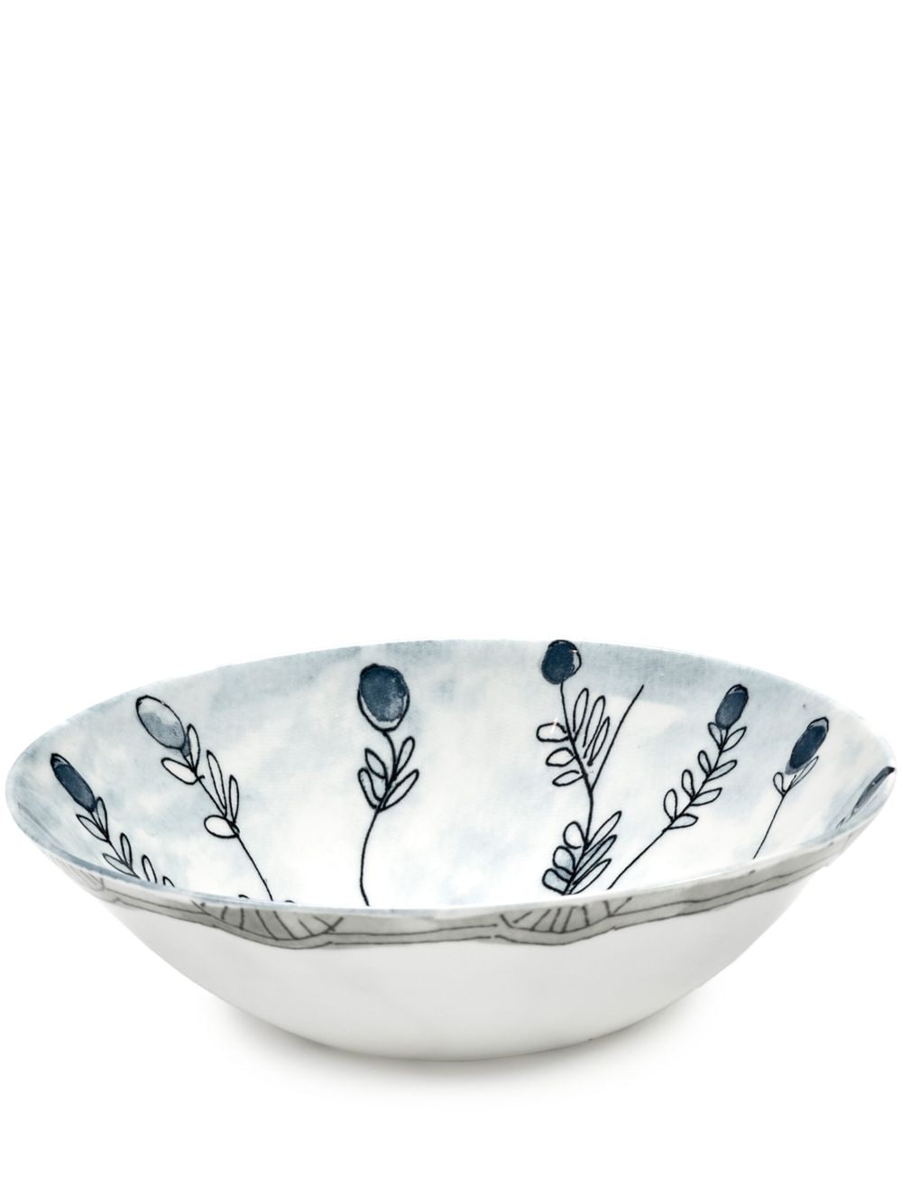 Serax x Marni Midnight Flowers bowls (set of 2) - White von Serax