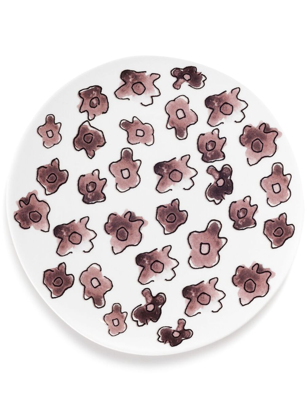 Serax x Marni Midnight Flowers dessert plates (set of 2) - White von Serax