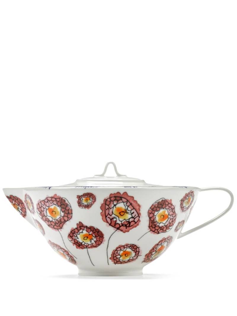 Serax x Marni Midnight Flowers teapot - White von Serax