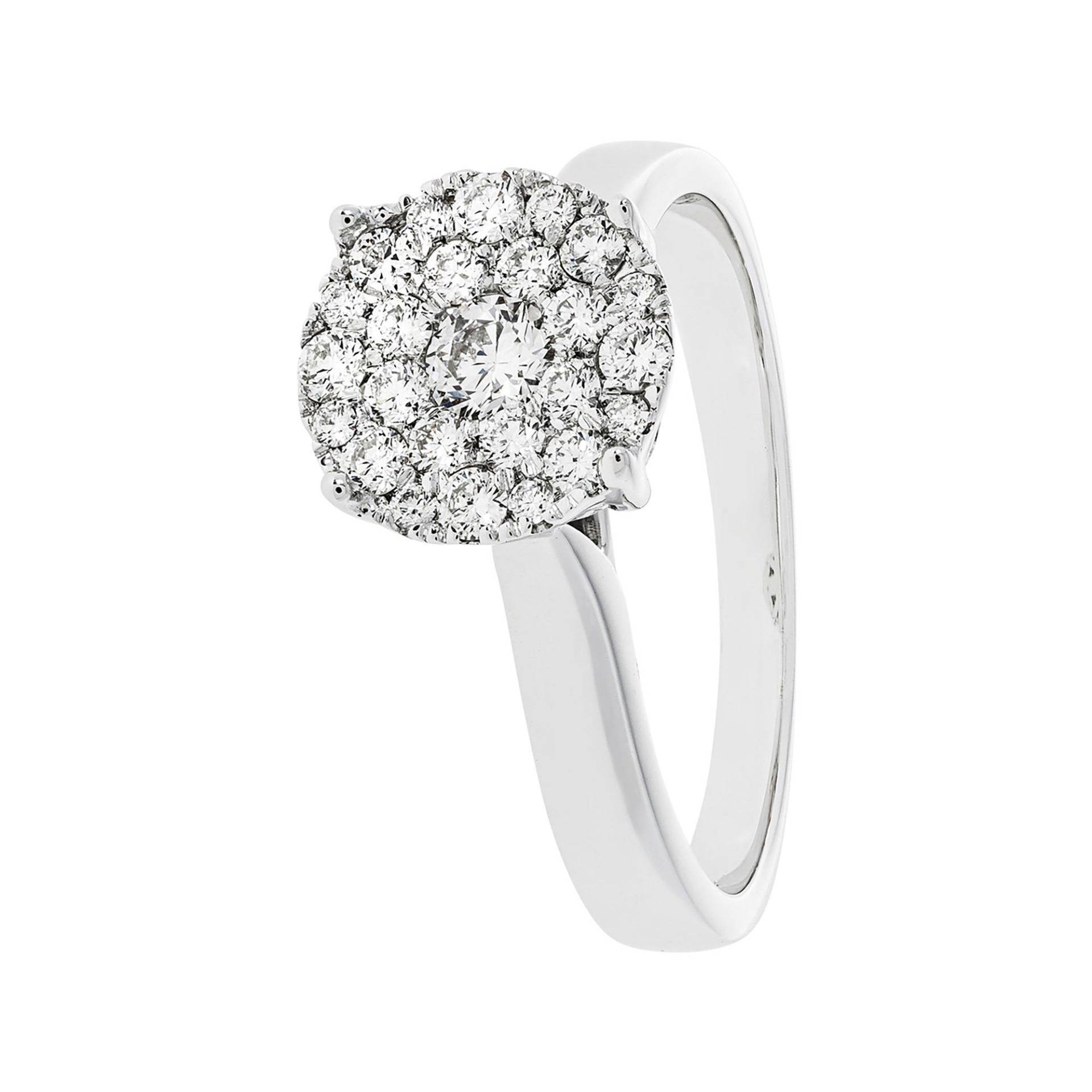 Ring Mit Diamant Damen Weissgold 50 von Sergio Ferris