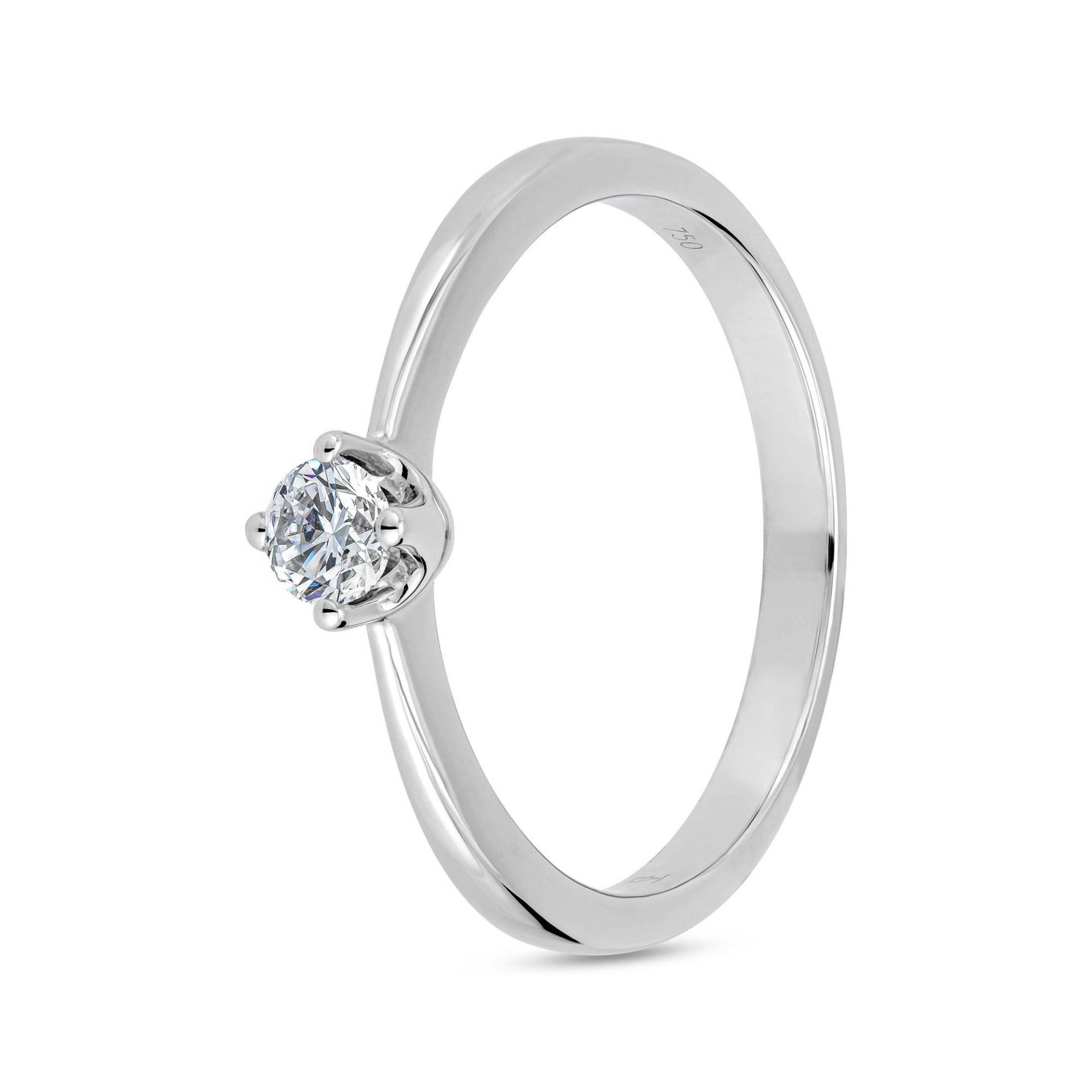 Ring Mit Diamant Damen Weissgold  50 von Sergio Ferris