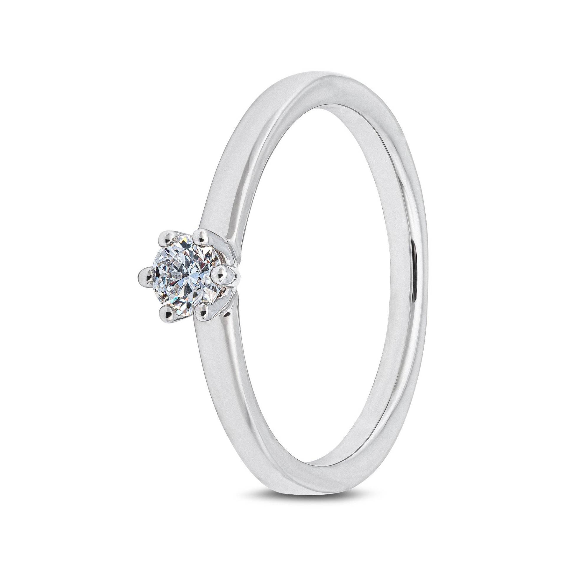 Ring Mit Diamant Damen Weissgold  52 von Sergio Ferris