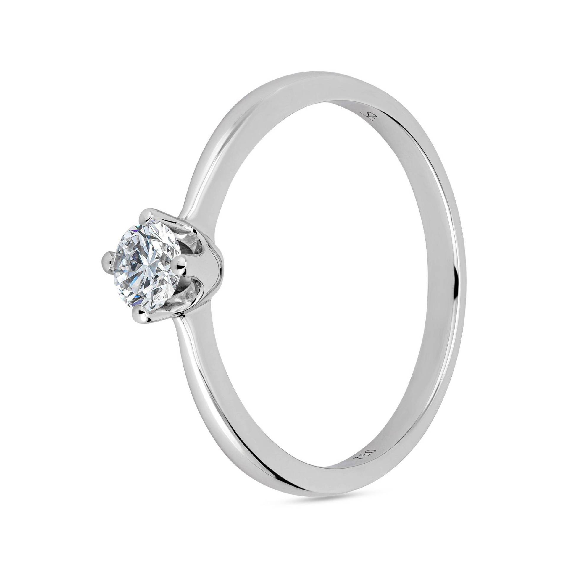 Ring Mit Diamant Damen Weissgold  54 von Sergio Ferris