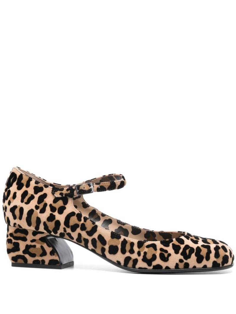 Sergio Rossi 45mm leopard-print pumps - Neutrals von Sergio Rossi