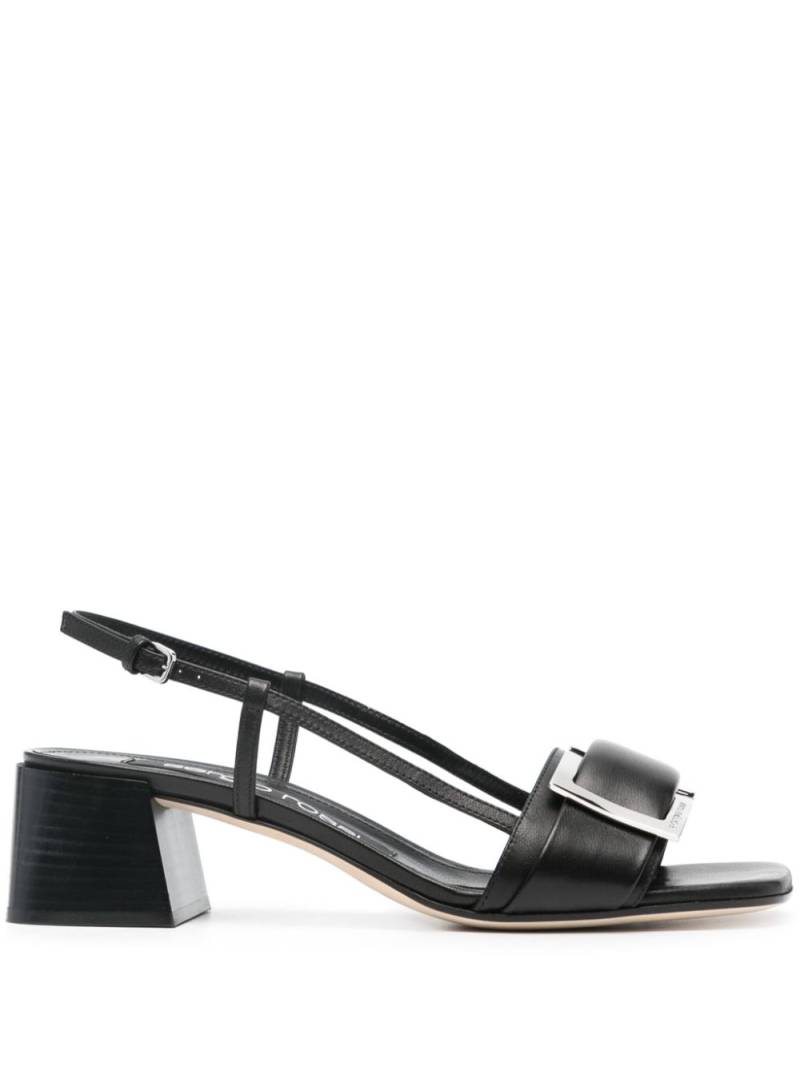 Sergio Rossi 50mm buckle sandals - Black von Sergio Rossi