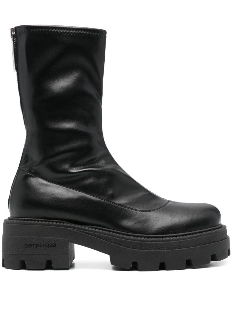 Sergio Rossi 55mm leather boots - Black von Sergio Rossi