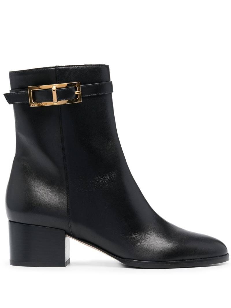 Sergio Rossi 65mm buckle-detail heeled boots - Black von Sergio Rossi