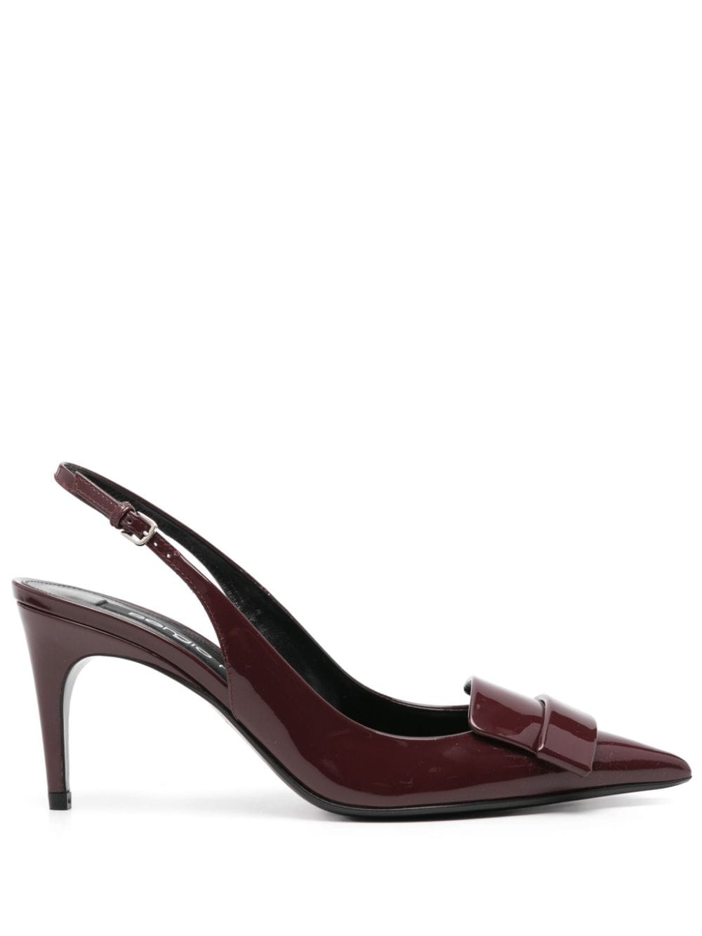 Sergio Rossi 75mm SR1 slingback pumps - Red von Sergio Rossi