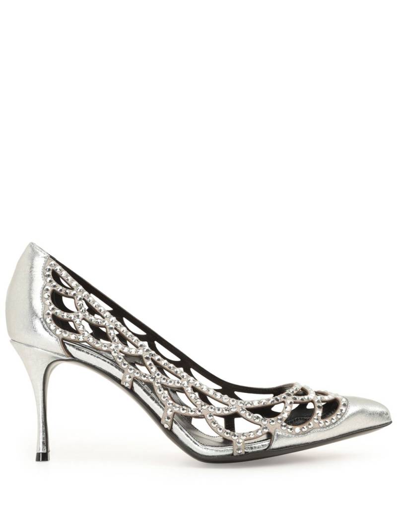 Sergio Rossi 75mm Sr Mermaid pumps - Silver von Sergio Rossi