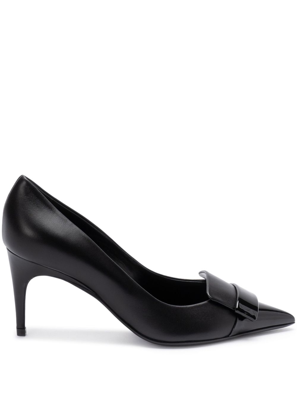 Sergio Rossi 75mm leather pumps - Black von Sergio Rossi