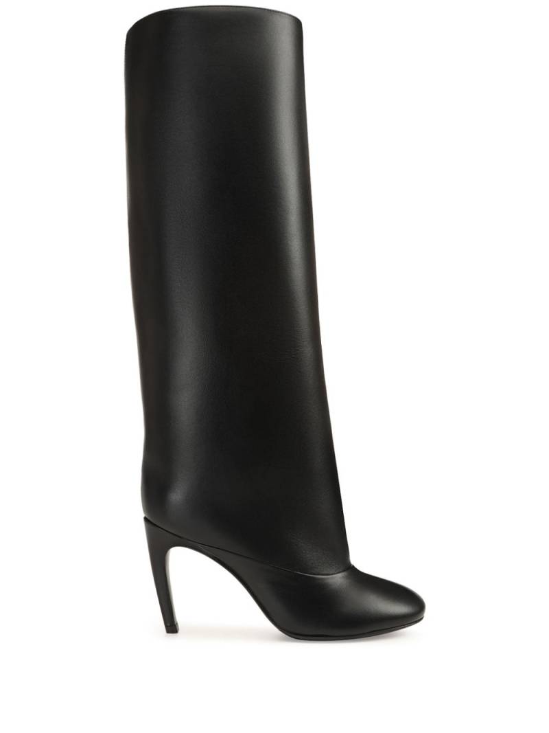 Sergio Rossi 90mm leather boots - Black von Sergio Rossi