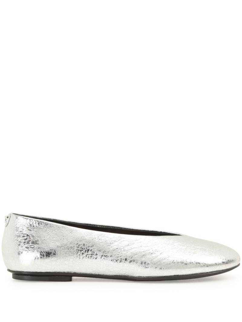 Sergio Rossi Arc ballerina shoes - Silver von Sergio Rossi