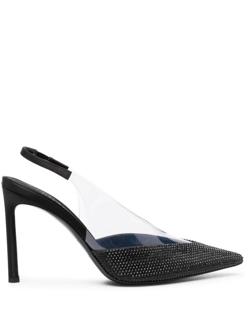 Sergio Rossi Evangelie 105 mm rhinestone pumps - Black von Sergio Rossi