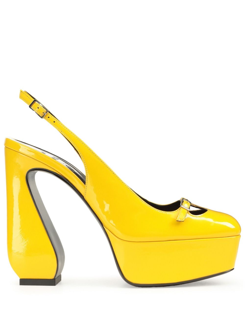 Sergio Rossi SI Rossi 85mm slingback pumps - Yellow von Sergio Rossi