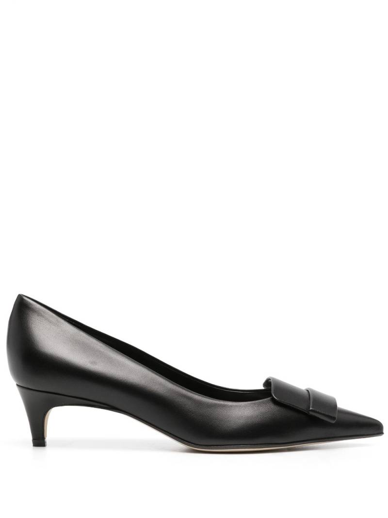 Sergio Rossi SR1 30mm leather pumps - Black von Sergio Rossi