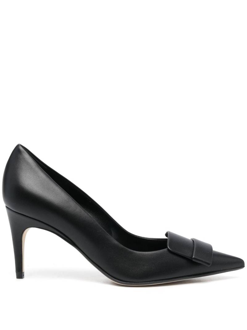 Sergio Rossi SR1 70mm nappa-leather pumps - Black von Sergio Rossi