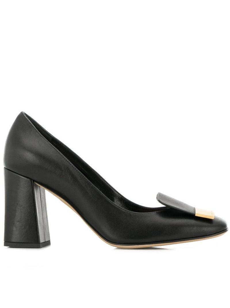 Sergio Rossi sr1 80mm leather pumps - Black von Sergio Rossi