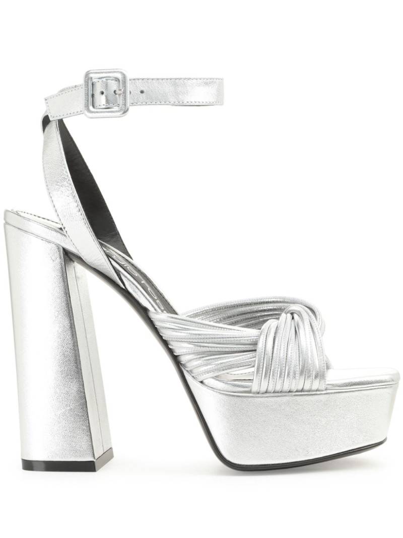 Sergio Rossi Sr Akida 135mm sandals - Silver von Sergio Rossi