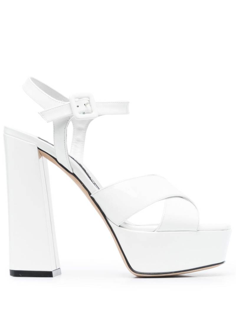 Sergio Rossi Sr Alicia 90mm platform sandals - White von Sergio Rossi